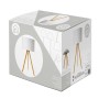 Lampe de bureau Naturel 40 W 220-240 V 30 x 30 x 55 cm de BigBuy Home, Lampes de chevet - Réf : S8807532, Prix : 26,55 €, Rem...