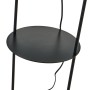 Lámpara de mesa Negro Metal 60 W 220-240 V 22 x 22 x 150 cm de BigBuy Home, Lámparas de mesa y mesilla de noche - Ref: S88075...