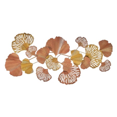 Decoración de Pared Cobre Dorado Hierro Flores 100 x 4 x 48 cm de BigBuy Home, Adornos - Ref: S8807573, Precio: 57,80 €, Desc...