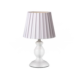 Desk lamp White Metal 40 W 17 x 17 x 28 cm by BigBuy Home, Bedside and Table Lamps - Ref: S8807628, Price: 13,01 €, Discount: %