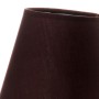 Lampe de bureau Marron Crème PVC Tissu Céramique 40 W 15 x 15 x 23 cm de BigBuy Home, Lampes de chevet - Réf : S8807631, Prix...