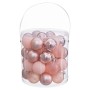 Christmas Baubles Pink Plastic Ø 5 cm (40 Units) by BigBuy Home, Christmas - Ref: S8807632, Price: 13,26 €, Discount: %