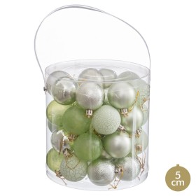 Christmas Baubles Green Plastic Ø 5 cm (40 Units) by BigBuy Home, Christmas - Ref: S8807633, Price: 13,26 €, Discount: %