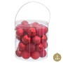 Bolas de Natal Vermelho Plástico Ø 5 cm (40 Unidades) de BigBuy Home, Natal - Ref: S8807635, Preço: 13,30 €, Desconto: %