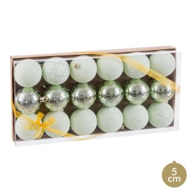 Bolas de Natal Verde Plástico Ø 5 cm (18 Unidades) de BigBuy Home, Natal - Ref: S8807639, Preço: 6,87 €, Desconto: %