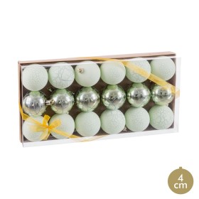 Boules de Noël Vert Plastique Ø 4 cm (18 Unités) de BigBuy Home, Noël - Réf : S8807643, Prix : 6,53 €, Remise : %