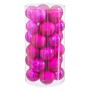 Bolas de Natal Fúcsia Plástico Ø 6 cm (30 Unidades) de BigBuy Home, Natal - Ref: S8807651, Preço: 10,22 €, Desconto: %