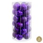 Boules de Noël Lila Plastique Ø 6 cm (30 Unités) de BigBuy Home, Noël - Réf : S8807653, Prix : 10,26 €, Remise : %