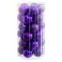 Boules de Noël Lila Plastique Ø 6 cm (30 Unités) de BigBuy Home, Noël - Réf : S8807653, Prix : 10,26 €, Remise : %