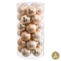 Bolas de Natal Dourado Plástico Ø 6 cm (30 Unidades) de BigBuy Home, Natal - Ref: S8807656, Preço: 10,26 €, Desconto: %