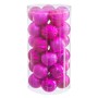 Bolas de Natal Fúcsia Plástico Ø 6 cm (30 Unidades) de BigBuy Home, Natal - Ref: S8807663, Preço: 10,22 €, Desconto: %