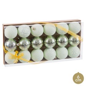 Bolas de Navidad Verde Plástico Ø 6 cm (18 Unidades) de BigBuy Home, Navidad - Ref: S8807668, Precio: 10,08 €, Descuento: %