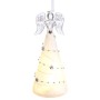 Adorno Navideño Transparente Ángel 7 x 7 x 17 cm de BigBuy Home, Navidad - Ref: S8807673, Precio: 9,08 €, Descuento: %