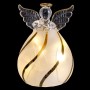 Christmas bauble Transparent Angel 8 x 8 x 11 cm by BigBuy Home, Christmas - Ref: S8807674, Price: 6,27 €, Discount: %