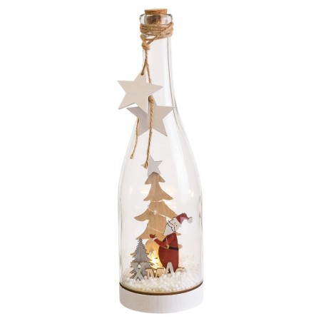 Décorations de Noël Multicouleur Père Noël Bouteille 8,3 x 8,3 x 28,5 cm de BigBuy Home, Noël - Réf : S8807676, Prix : 8,93 €...