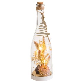 Decorazione Natalizia Naturale Fiori Bottiglia 8,3 x 8,3 x 28,5 cm di BigBuy Home, Natale - Rif: S8807679, Prezzo: 12,63 €, S...