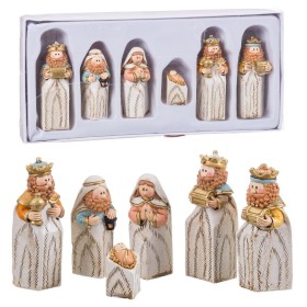 Crèche de Noël Multicouleur Résine Naissance/Crèche 25 x 11,5 x 3 cm de BigBuy Home, Noël - Réf : S8807681, Prix : 7,14 €, Re...