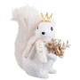 Christmas bauble White Gold Squirrel 22 x 11 x 23 cm by BigBuy Home, Christmas - Ref: S8807686, Price: 19,23 €, Discount: %