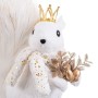 Christmas bauble White Gold Squirrel 22 x 11 x 23 cm by BigBuy Home, Christmas - Ref: S8807686, Price: 19,23 €, Discount: %