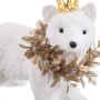 Adorno Natalício Branco Ouro Urso 22 x 15 x 20 cm de BigBuy Home, Natal - Ref: S8807687, Preço: 19,17 €, Desconto: %