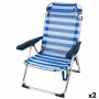 Folding Chair Aktive Striped 48 x 90 x 60 cm (2 Units) by Aktive, Folding Chairs - Ref: S8901128, Price: 59,36 €, Discount: %