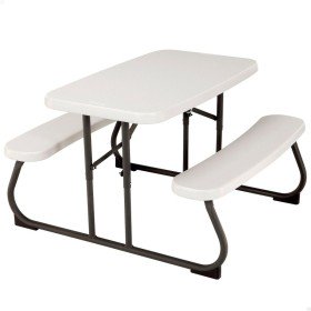 Mesa Dobrável Catering Branco 87 x 87 x 74 cm | Tienda24 - Global Online Shop Tienda24.eu