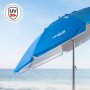 Parasol Aktive Azul Poliéster Alumínio 200 x 205 x 200 cm (6 Unidades) de Aktive, Sombrinhas - Ref: S8902926, Preço: 126,08 €...