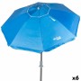 Parasol Aktive Azul Poliéster Alumínio 220 x 225 x 220 cm (6 Unidades) de Aktive, Sombrinhas - Ref: S8902927, Preço: 139,74 €...