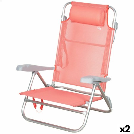 Folding Chair Aktive 47 x 82 x 49 cm Flamingo (2 Units) by Aktive, Folding Chairs - Ref: S8905364, Price: 53,31 €, Discount: %