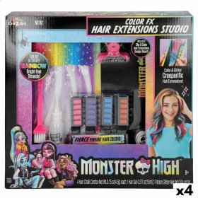 Assortiment pour cheveux Monster High Extensions pour les Cheveux (4 Unités) de Monster High, Maquillage - Réf : S8905501, Pr...