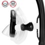 Óculos de Mergulho com Tubo AquaSport Preto Adultos (2 Unidades) de AquaSport, Packs de snorkel - Ref: S8905523, Preço: 35,50...