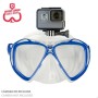 Gafas de Buceo con Tubo AquaSport Azul Adultos (2 Unidades) de AquaSport, Packs de snorkel - Ref: S8905535, Precio: 49,53 €, ...