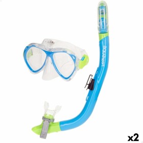 Snorkel Goggles and Tube for Children AquaSport Blue (2 Units) by AquaSport, Snorkelling Packages - Ref: S8905537, Price: 40,...