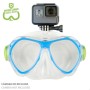 Snorkel Goggles and Tube for Children AquaSport Blue (2 Units) by AquaSport, Snorkelling Packages - Ref: S8905537, Price: 40,...