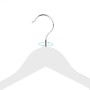 Set of Clothes Hangers Max Home White Wood Steel 44,5 x 23 x 1 cm 10 Pieces (6 Units) | Tienda24 - Global Online Shop Tienda24.eu