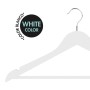 Set of Clothes Hangers Max Home White Wood Steel 44,5 x 23 x 1 cm 10 Pieces (6 Units) | Tienda24 - Global Online Shop Tienda24.eu