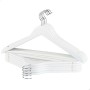 Set of Clothes Hangers Max Home White Wood Steel 44,5 x 23 x 1 cm 10 Pieces (6 Units) | Tienda24 - Global Online Shop Tienda24.eu