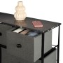 Chest of drawers Max Home Black Grey Marble 100 x 100 x 30 cm | Tienda24 - Global Online Shop Tienda24.eu