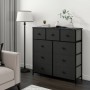 Chest of drawers Max Home Black Grey Marble 100 x 100 x 30 cm | Tienda24 - Global Online Shop Tienda24.eu