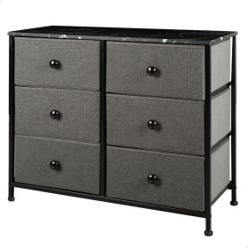 Chest of drawers Alexandra House Living Wood Crystal 70 x 35 x 75 cm | Tienda24 - Global Online Shop Tienda24.eu