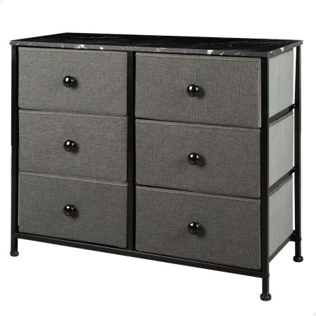 Chest of drawers Max Home Grey Marble 80 x 62 x 30 cm | Tienda24 - Global Online Shop Tienda24.eu