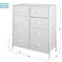 Cassettiera Max Home Bianco 80 x 81 x 30 cm | Tienda24 - Global Online Shop Tienda24.eu