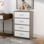 Chest of drawers Max Home White Grey Modern 58 x 91 x 30 cm | Tienda24 - Global Online Shop Tienda24.eu