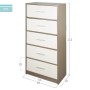 Chest of drawers Max Home White Grey Modern 58 x 112 x 30 cm | Tienda24 - Global Online Shop Tienda24.eu