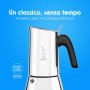 Cafeteira Italiana Bialetti 0007254 Prateado Aço inoxidável 4 Kopjes 200 ml de Bialetti, Cafeteiras italianas - Ref: S9101077...