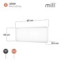 Calefactor Mill PA1200WIFI3 Blanco 1200 W de Mill, Calefactores y radiadores halógenos - Ref: S9102775, Precio: 212,15 €, Des...