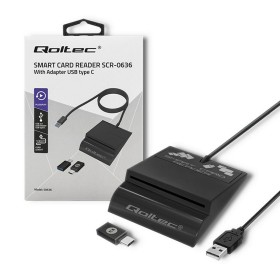 Card Reader Qoltec 50636 Black by Qoltec, External Memory Card Readers - Ref: S9104671, Price: 15,65 €, Discount: %