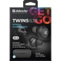 Écouteurs in Ear Bluetooth Defender Twins 638 Noir de Defender, Écouteurs Bluetooth à une seule oreille - Réf : S9104852, Pri...