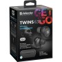 Écouteurs in Ear Bluetooth Defender Twins 638 Noir de Defender, Écouteurs Bluetooth à une seule oreille - Réf : S9104852, Pri...