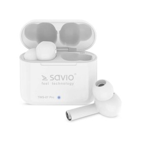 Écouteurs in Ear Bluetooth Savio TWS-07 PRO Blanc de Savio, Écouteurs Bluetooth à une seule oreille - Réf : S9105084, Prix : ...